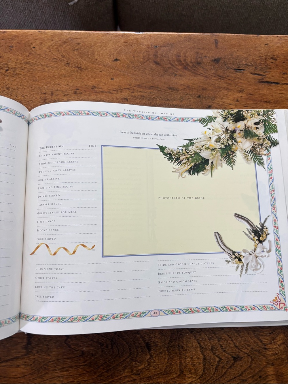 Bridal The Wedding Planner & Record Book Vintage Retro 1996 Bride Groom - Picture 5 of 6